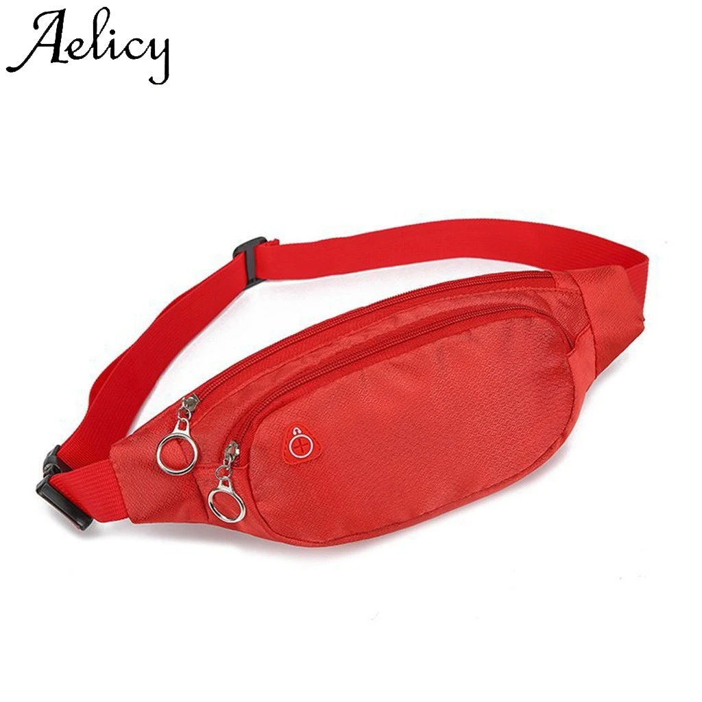 Спортивная сумка Aelicy унисекс однотонная водонепроницаемая через плечо