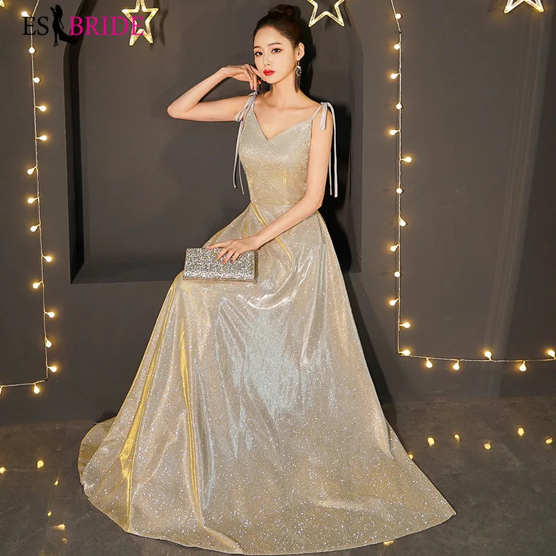 

Sexy Vestidos De Noche Largos Elegantes De Fiesta 2019 Evening Gowns for Women Elegant Evening Dress Long Evening Dress ES1961