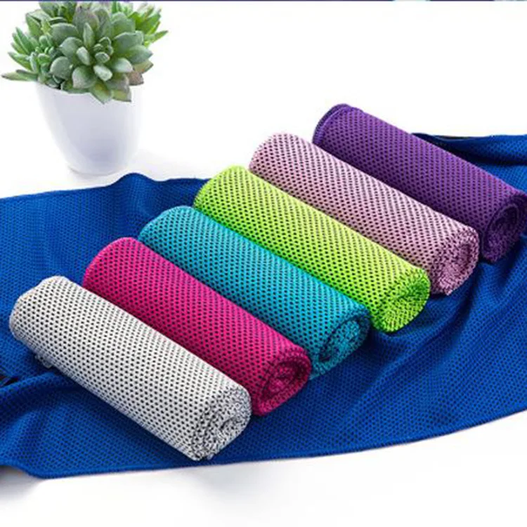 Summer Movement Cold Towels Quick-Drying Custom Cooling Artifact Towel Two-Tone Ice Magic bing jin | Дом и сад