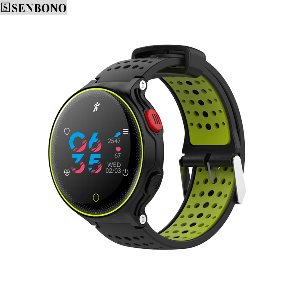 

SENBONO X2 Plus Smart Band Bluetooth Sports Watch Fitness Bracelet Heart Rate Monitor IP68 Waterproof Blood Pressure Wristband