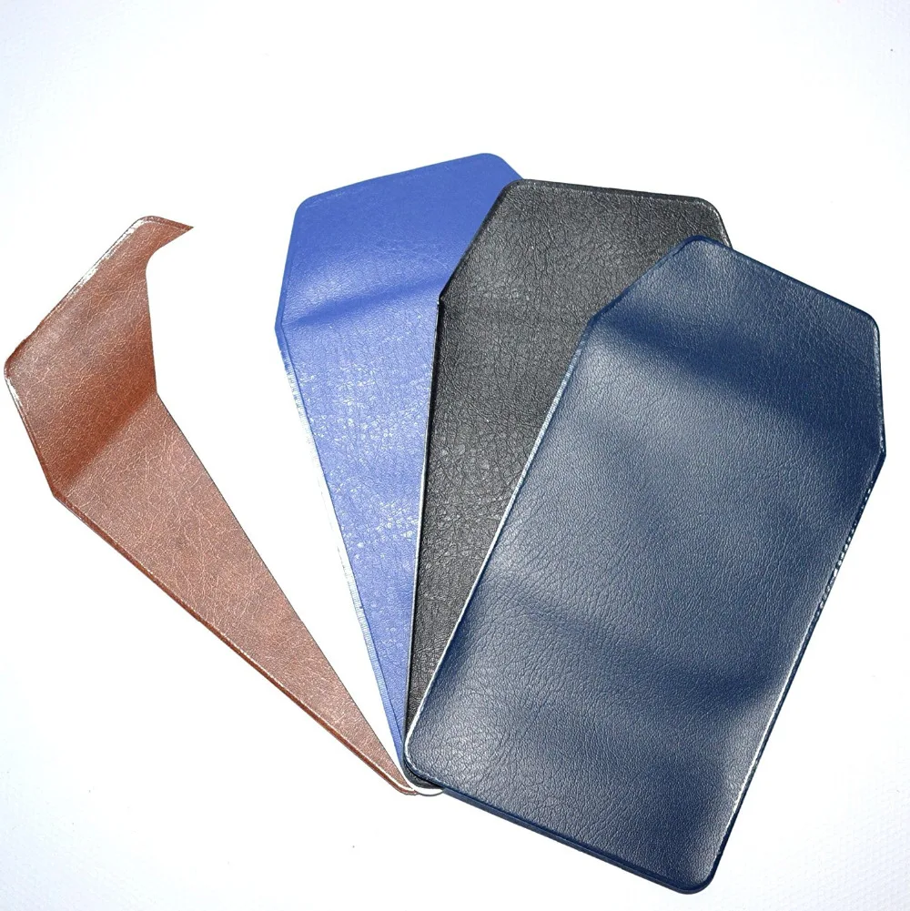 

Assorted Colors PU Leather Pocket Protector for Pen Leaks (Black#Blue#Brown#White#Dark Blue#Red)