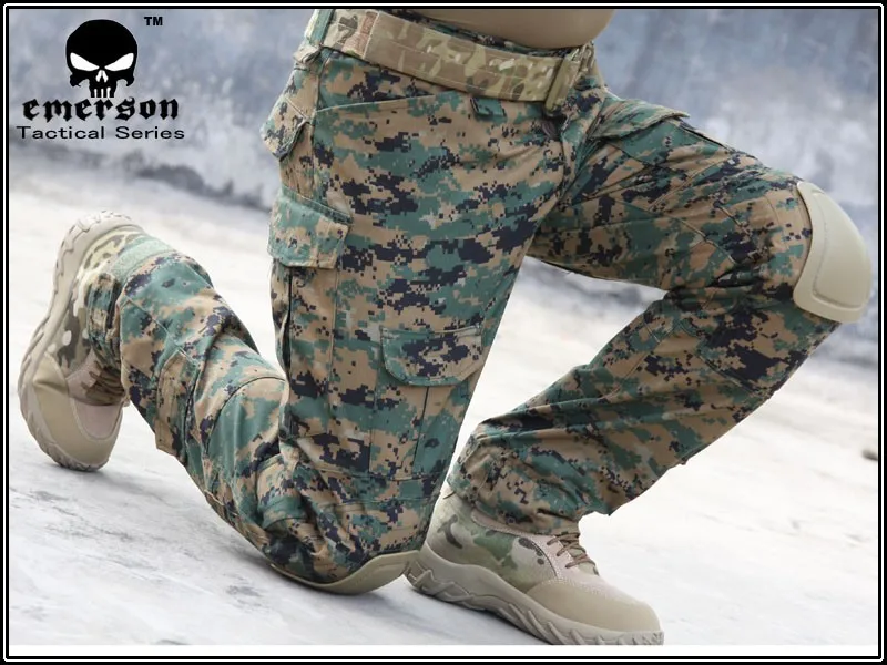 Emerson Gen2 брюки Emerson Airsoft wargame брюки с наколенниками woodland marpat 6989