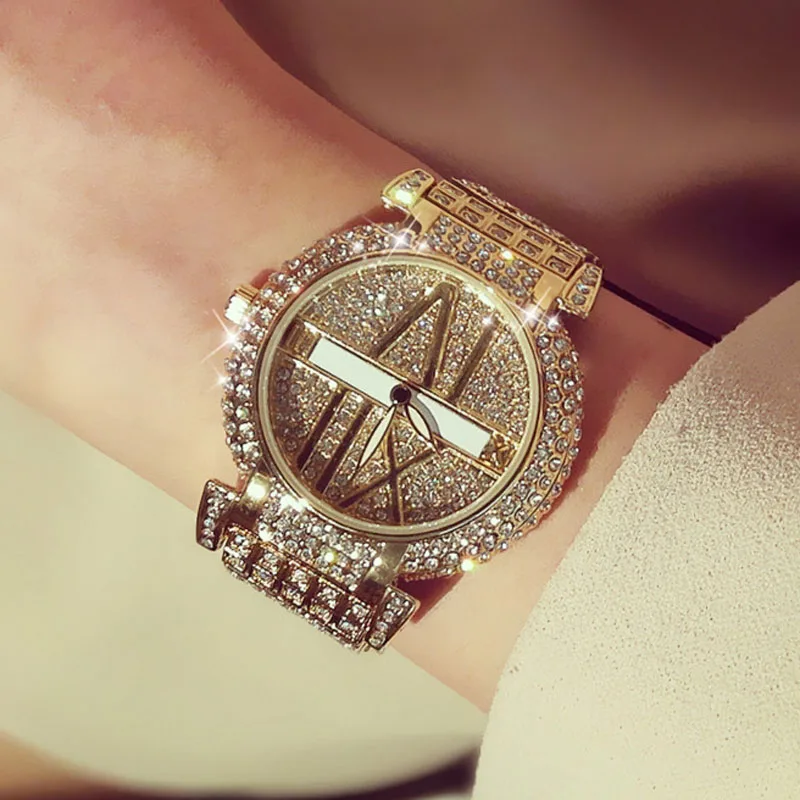 

SEYRNOW Watches for Women Full of Diamonds Luxury Classy Quartz Watch Clock Women Stainless Steel Ladies Wrist Watches 2018