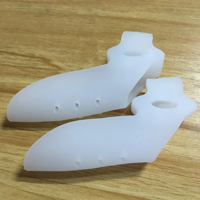 2Pair Foot Bones Silicone Toes Separator Bunion Corrector Big Toe Foot Care Pain Foot Hallux valgus Orthotics Corrective Insole