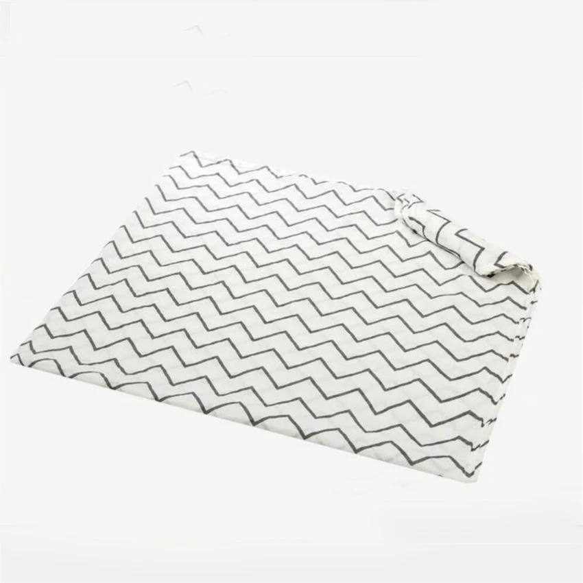 100 Organic White Black Cotton Baby blanket newborn wrap,Muslin Baby