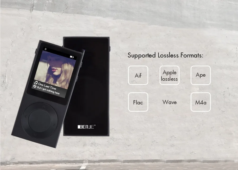 BENJIE Bluetooth MP3 плеер 1,8 TFT экран Полный цинковый сплав без потерь MP3 музыкальный плеер Поддержка 256G внешнее хранилище T3