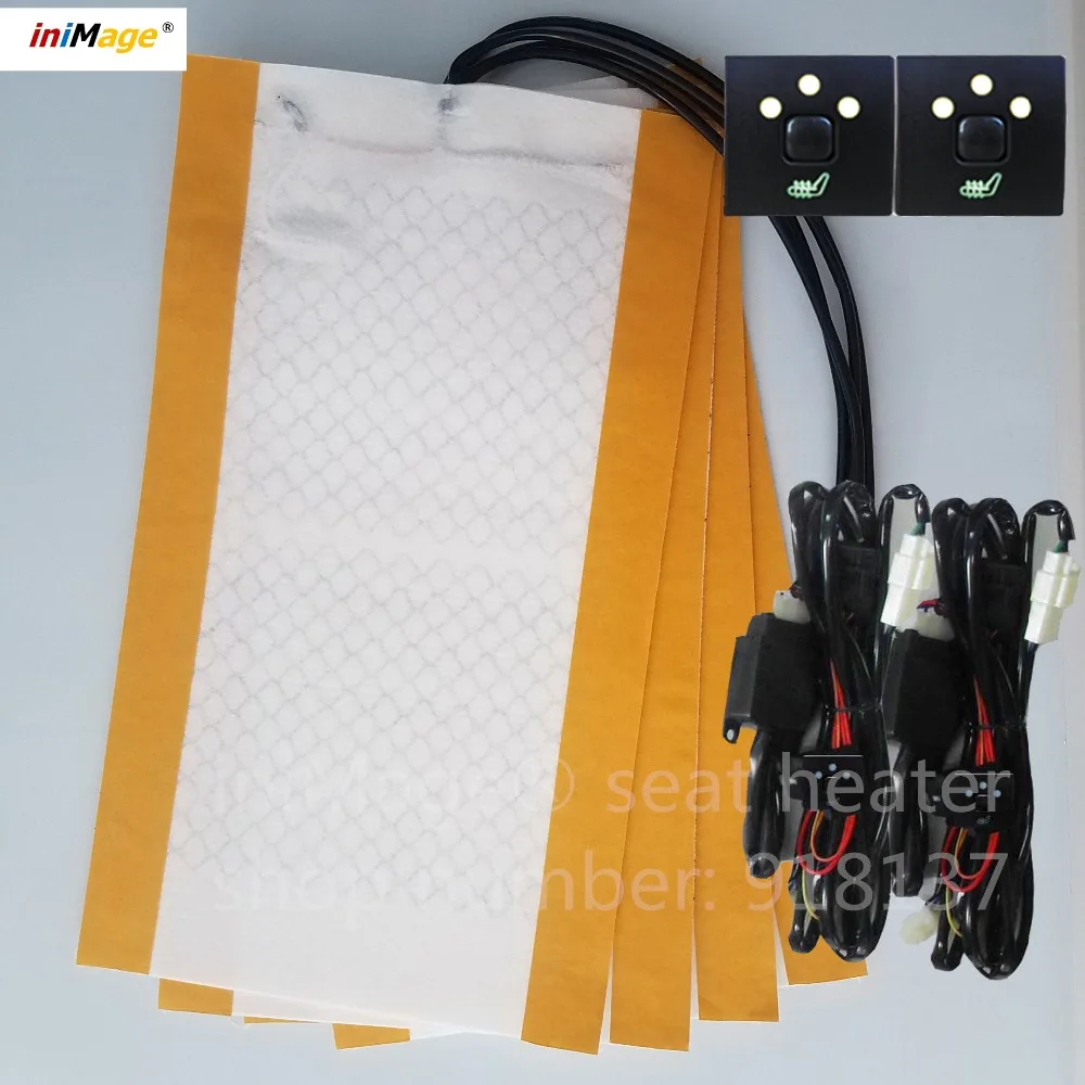 

Authentic as pictures 2 seats install,Polo,Sharan,Touran, Golf , switch seat heater,heated seat,car warmer,auto carbon fiber