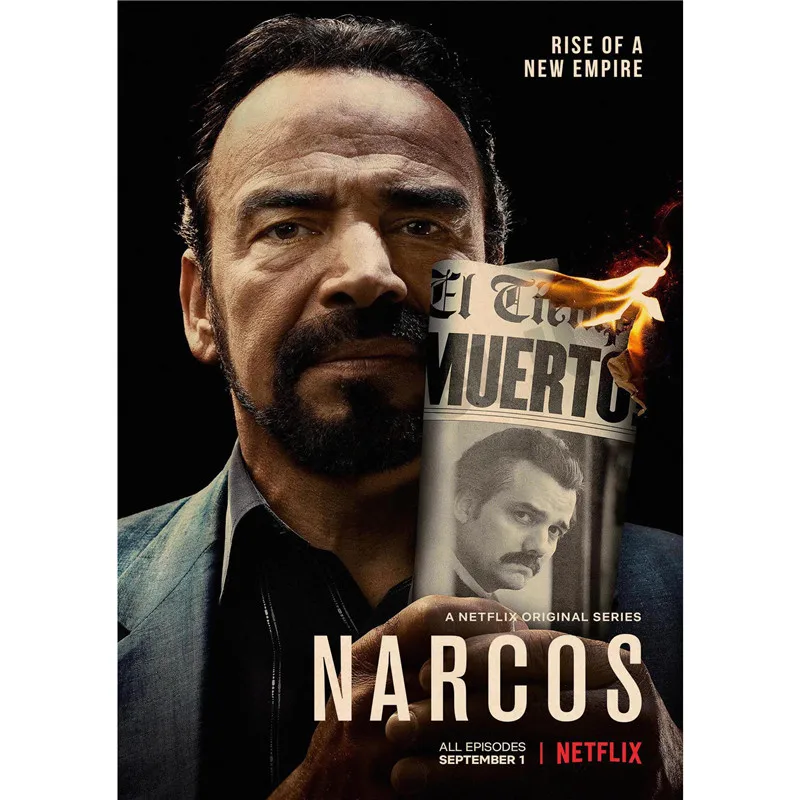 Narcos украшение для домашнего интерьера Крафт Фильм плакат рисунок core наклейки на стену