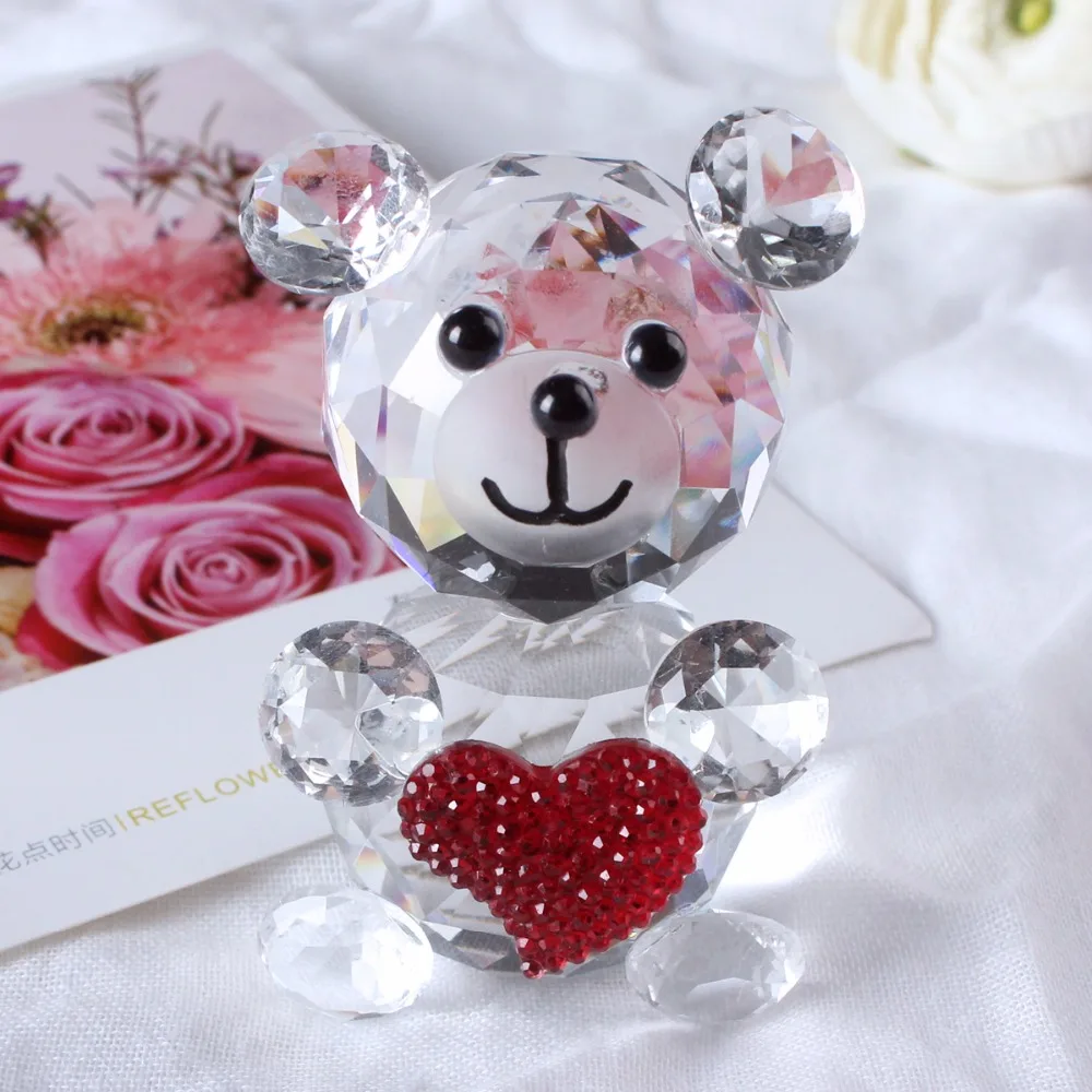 glass teddy bear
