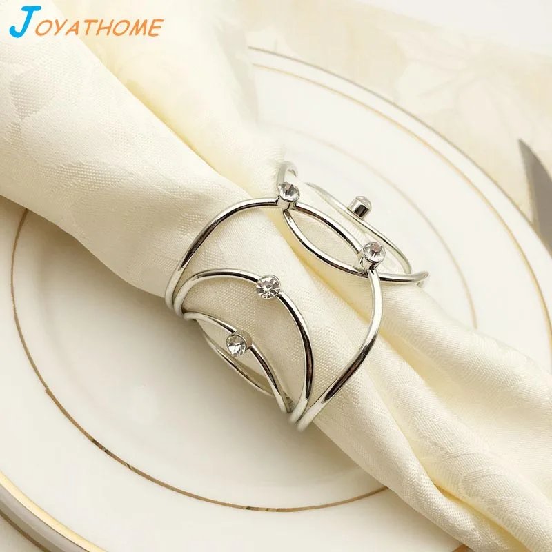 Joyathome изящные кольца для салфеток в серебре кольцо модное полотенце Пряжка