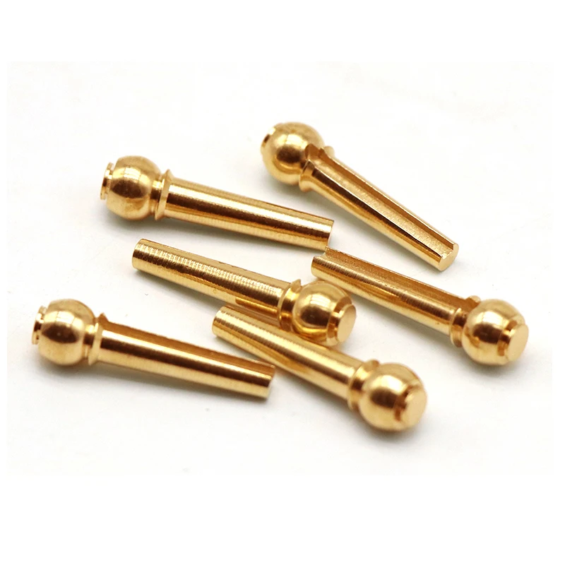 6 Pieces/lot Guitar Strings Nail Metal Acoustic Guitar Bridge Pins Brass Strings Fixed Cone String Pins String nut Nails acoustic guitar strings,guitar accessories,acoustic guitar bridge pins,guitar nut