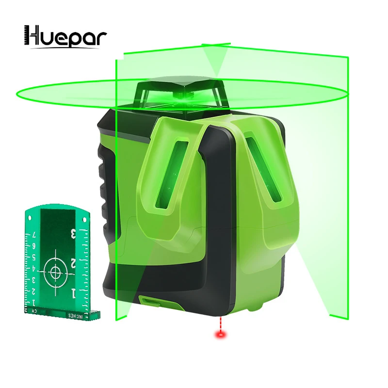 

6 Lines 1points Green Laser Level 360 Self Leveling Cross Laser Line make tilt line Green Laser Level Huepar green laser level
