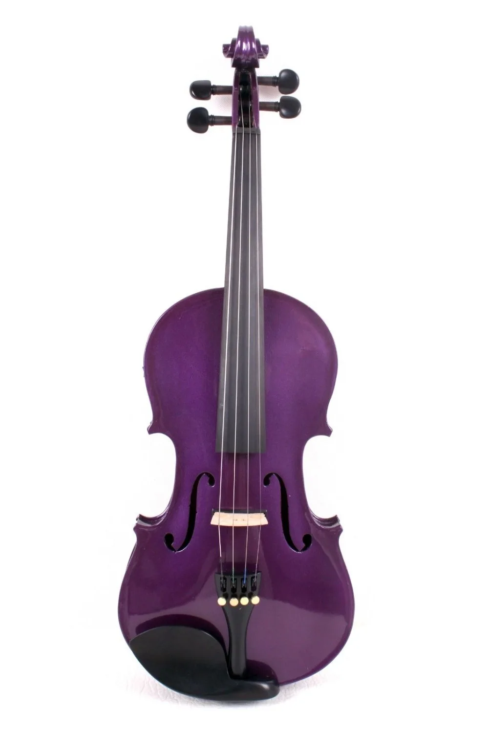 Purple Electric /Acoustic Viola ,free with Case Bow, Maple back,Spruce top