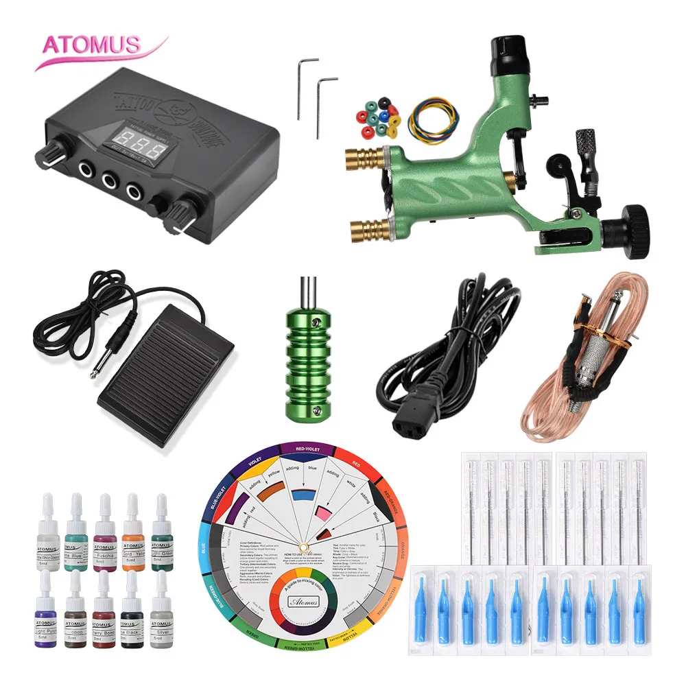 

Rotary Tattoo Machine Kits Tatoo Rotary Equipamento Machine Maquina De Tatuar Pen Kit Tattoo Machine Set Tatuaje Tatuagem Rotary