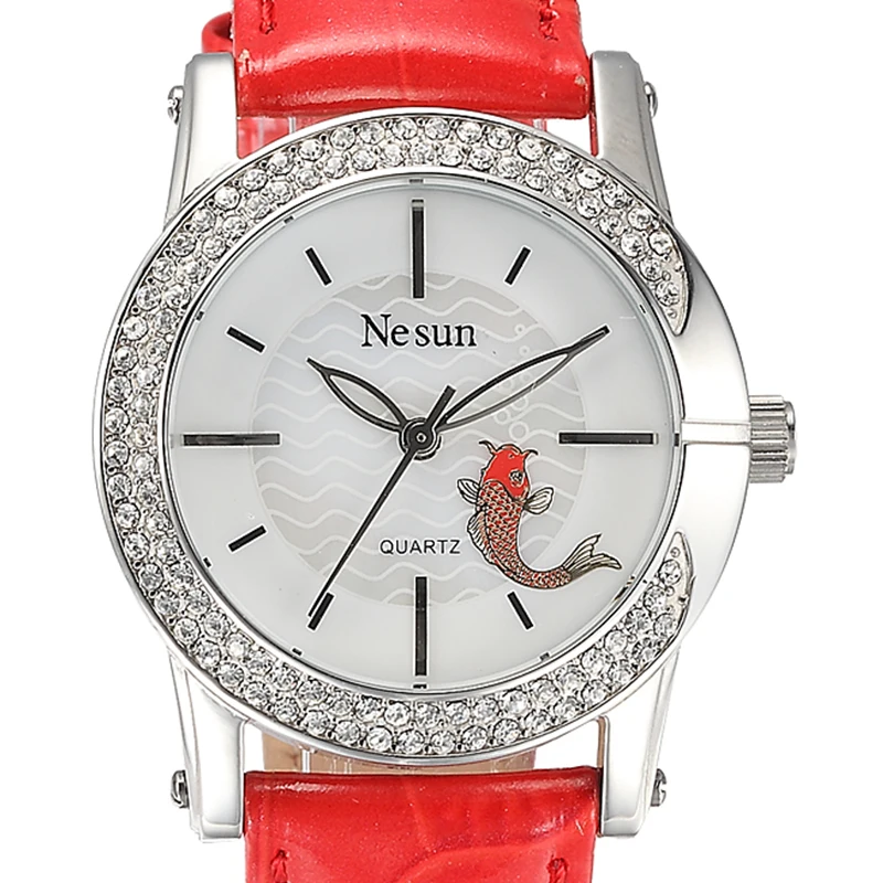 

Switzerland Luxury Brand Nesun Women's Watches Japan Quartz Watch Women Sapphire Relogio Feminino Diamond Wristwatches N6201