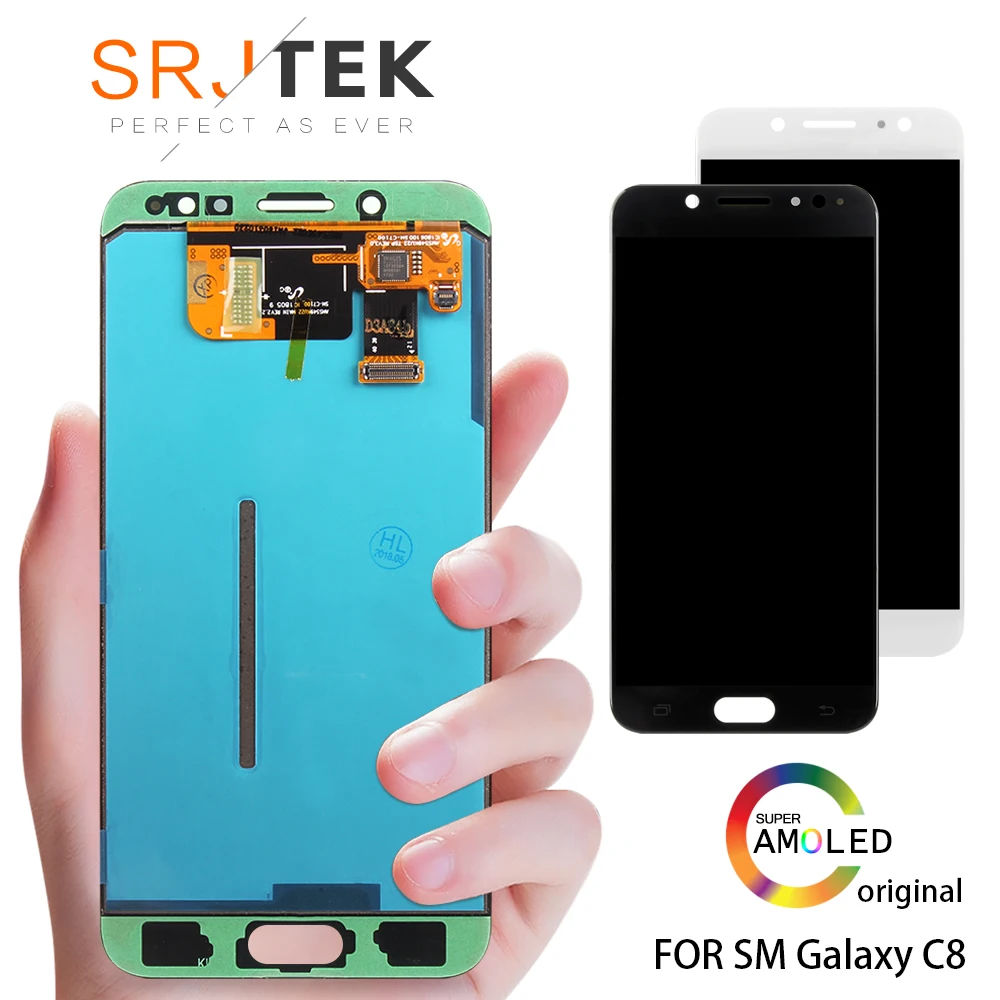 

AMOLED Display LCD For SAMSUNG Galaxy C8 LCD Display Touch Screen Digitizer Assembly Replacement For SAMSUNG Galaxy C8 LCD