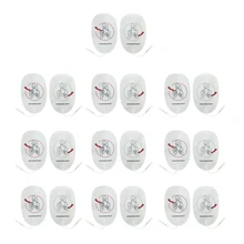 20 шт. AED обучающее устройство, патчи для первой помощи, Сменные подушечки для обучения взрослых, универсальный тренажер