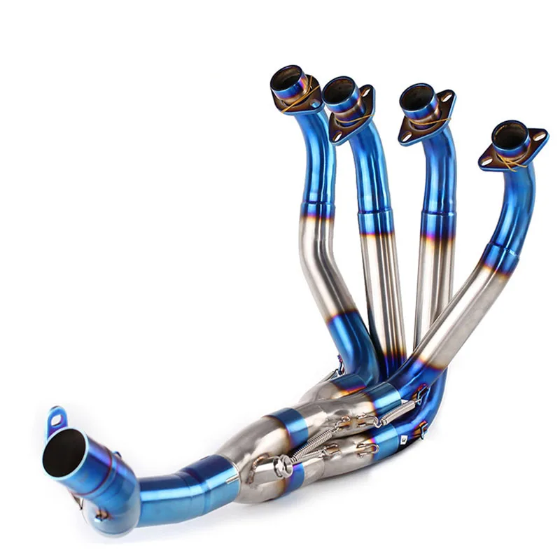 TKOSM 2018 Motorcycle Exhaust Middle pipe System Case For Kawasaki Z900 Modified Muffler Pipe Front Header Tube Slip-On |