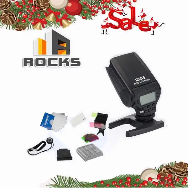 Christmas Promotions!Meike MK-320TTL Mini GN32 Flash Light Suit For Micro Four Thirds Camera Panasonic Olympus OM-D E-M5 Mark II