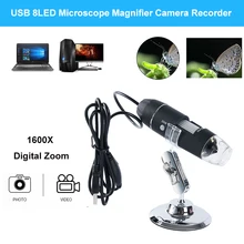 Высокое качество Новинка 1600X2 Мп цифровой USB микроскоп камеры 8 светодиодный USB Цифровой Портативный Лупа эндоскоп Камера