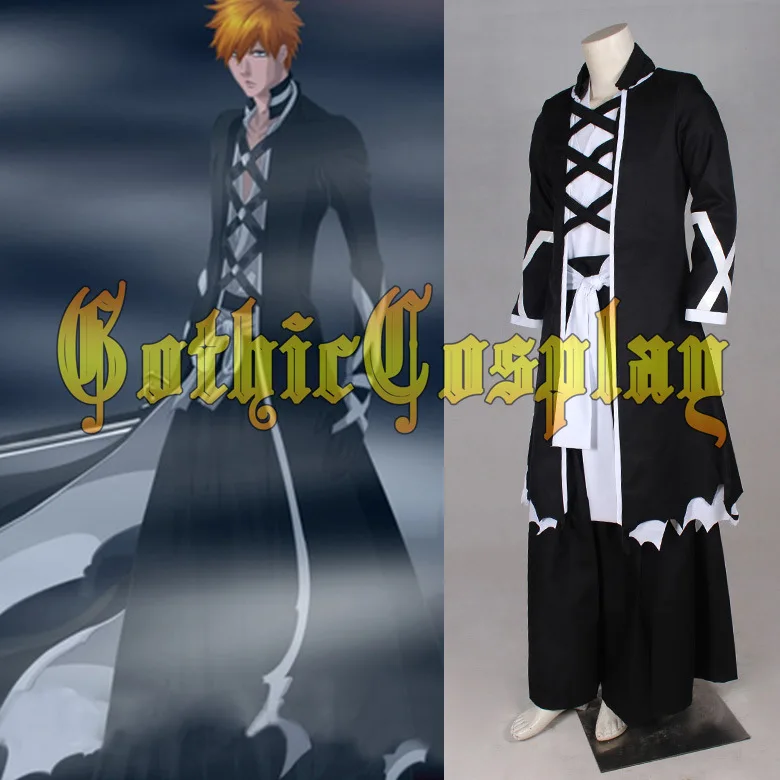 Bleach Kurosaki ichigo Cosplay Costume Bleach cosplay outfits Halloween