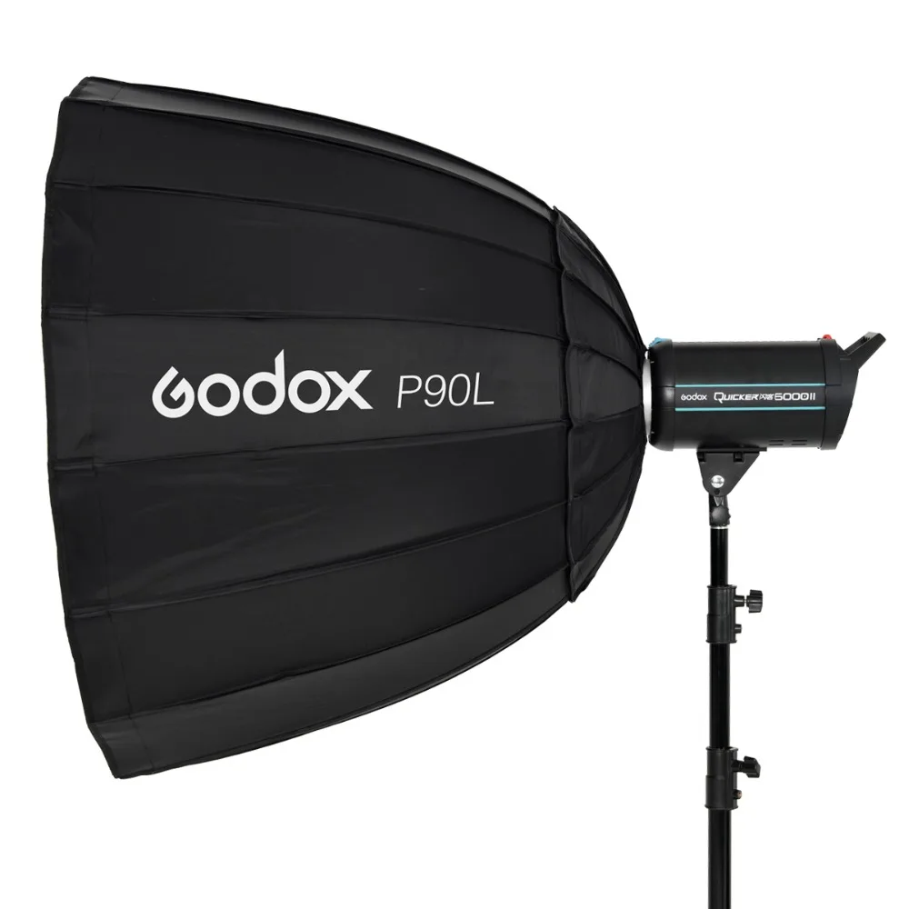 Godox P90L 90 см Глубокий параболический софтбокс с креплением Bowens для Aputure COB 120D 120t AD600B AD600BM Flashpoint XPLOR 600