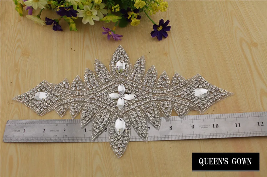 Патчи из горного хрусталя и отделка кристаллов для свадебных платьев аппликатор