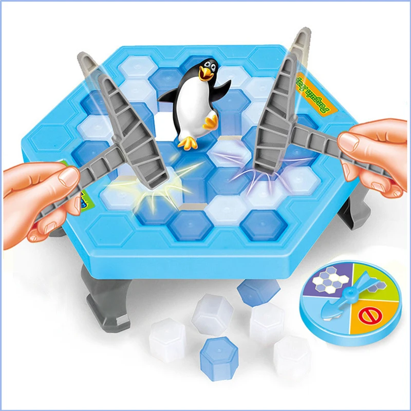 

Funny Penguin Trap Interactive Indoor Board Game Ice Breaking Save The Penguin Parent-child Table Entertainment Toys Kids Gifts