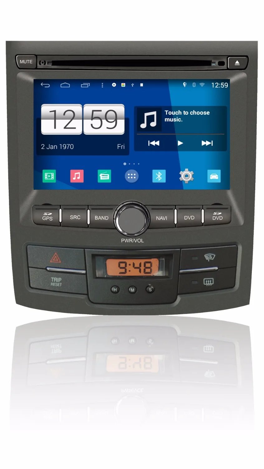 

S200 octa core 8 core android 8.0 car dvd player for Ssangyong Korando wifi/3G device mirror link OBD2 TPMS DVR gps car stereo