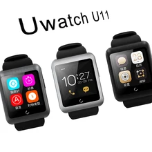Uwatch U11 Smartwatch Bluetooth4.0 64 Mt + 128 Mt uhr unterstützung SIM karte Schrittzähler Stoppuhr für Android und IOS handgelenk uhr männer frauen