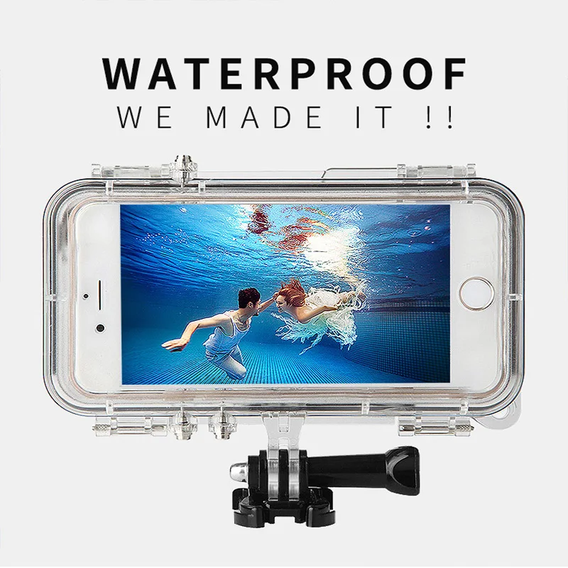 

Deep Diving Waterproof Phone Case for iphone SE 5 5S 6 6 Plus Underwater Fishing Camera Swimming Water Proof Fitted Cases