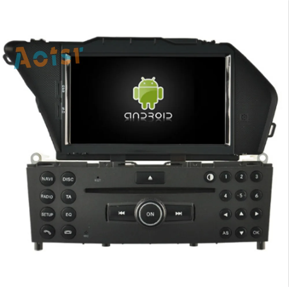 Sale 4 Core Android6.0/7.1 Car Radio Car CD DVD Player Stereo GPS Navigation For Mercedes-Benz GLK 2008-2010 GLK X204 GLK 300 GLK 350 5