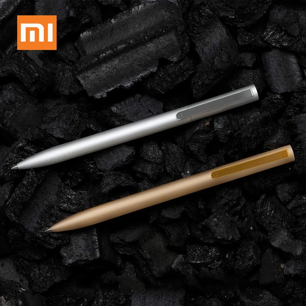 

Original Xiaomi Mijia Metal Sign Pens Mijia Sign Pens Mijia Ink Japan Durable Signing 0.5mm Metal Pens PREMEC Switzerland Refill