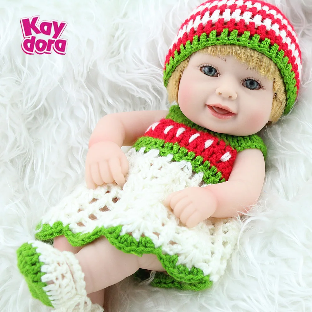 Силиконовые куклы Reborn 10 дюймов 28 см|reborn baby doll|silicone reborn dollsbebe |
