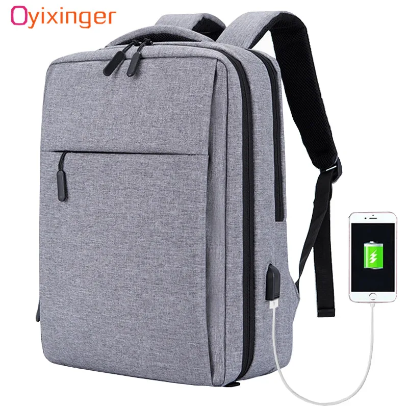 

OYIXINGER Teenage Travel Bagpack For School Boys Girl Mochila Bag Women Laptop 15.6 Inch For Men Large Capacity Backpack Charge