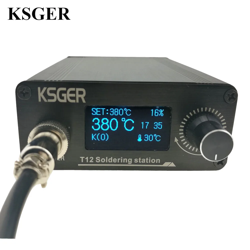 

KSGER STM32 2.1S OLED DIY T12 Soldering Iron Station FX9501 Alloy Handle Electric Tools Temperature Controller Holder Welding