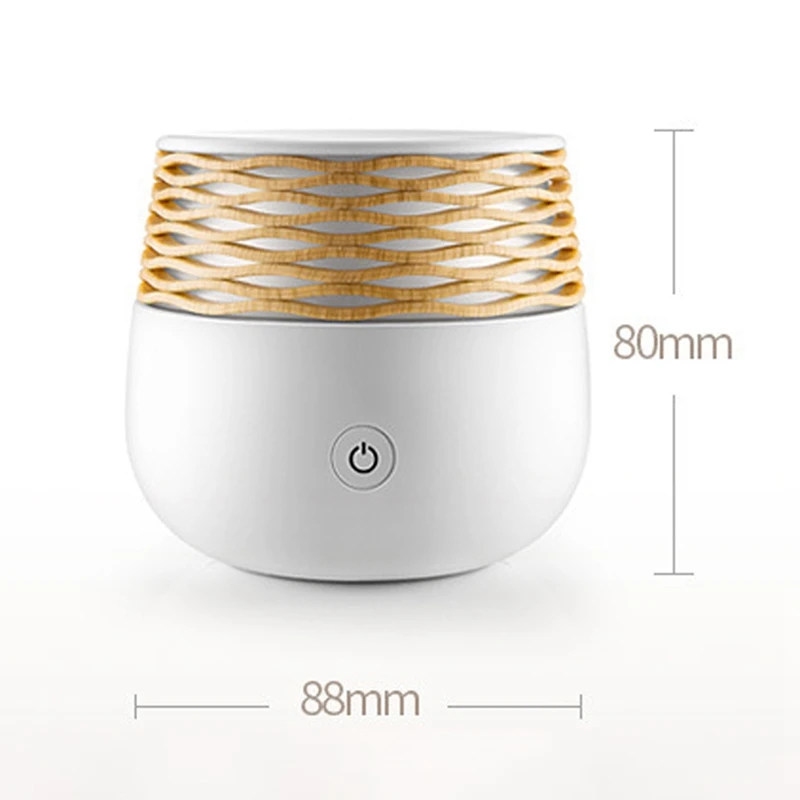 

Electric Aromatherapy Ultrasonic Humidifier Essential Oil Aroma Diffuser Led Light Mist Maker Fogger Mini Usb Air Humidifier
