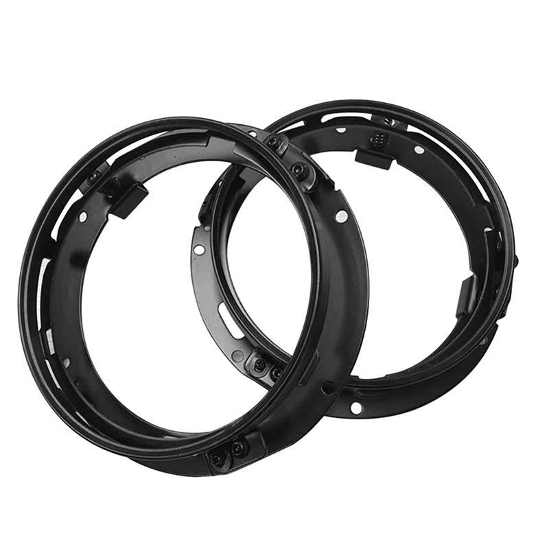 2Pcs Headlight Bracket for Jeep Wrangler 7 Inch Auto Car Mounting Aluminum Alloy Round Ring Bracket(Black) | Автомобили и
