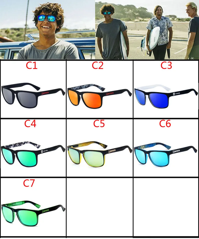 Viahda, брендовые, дизайнерские, поляризационные солнцезащитные очки, зеркальные, для вождения, рыбалки, на открытом воздухе, для путешествий, Oculos Gafas De Sol