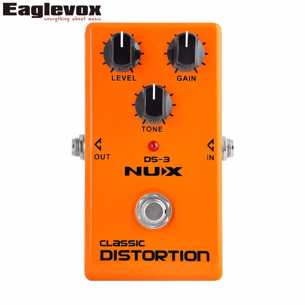 NUX DS 3 Classic Distortion Guitar Effect Pedal Analog Effects Stomp