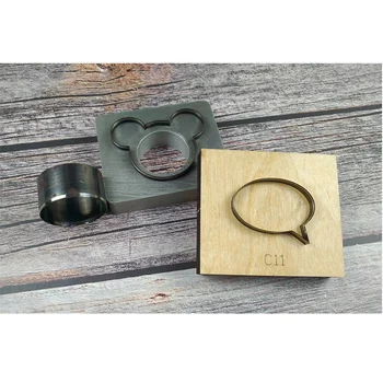 

Japan Steel Blade Wooden Die note dialog box Leather Craft Punch Hand Tool Cut Knife Mould Sewing Accessories