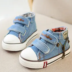 Kezrea детская обувь для девочек мальчиков кроссовки джинсы парусиновая дышащая детская обувь джинсовые кроссовки спортивные детские