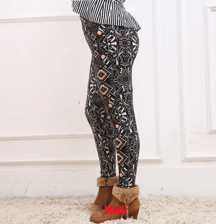 1253womens bottoms high elastic pants capris comfortable leggings the european and american style popular print free shipping