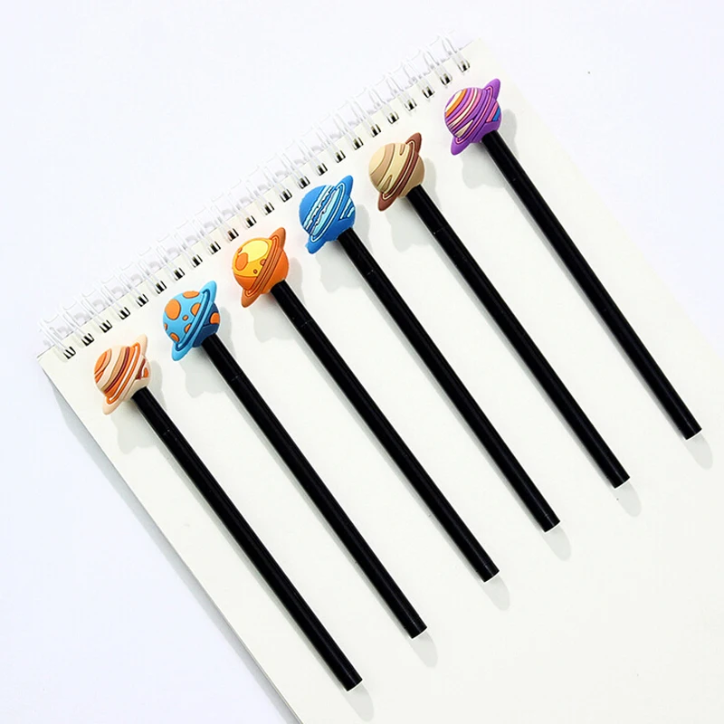 

Q07 2X Fantastic Galaxy Starry Sky Planet Gel Pen Writing Signing Pen Student Stationery School Office Supply Kids Gift