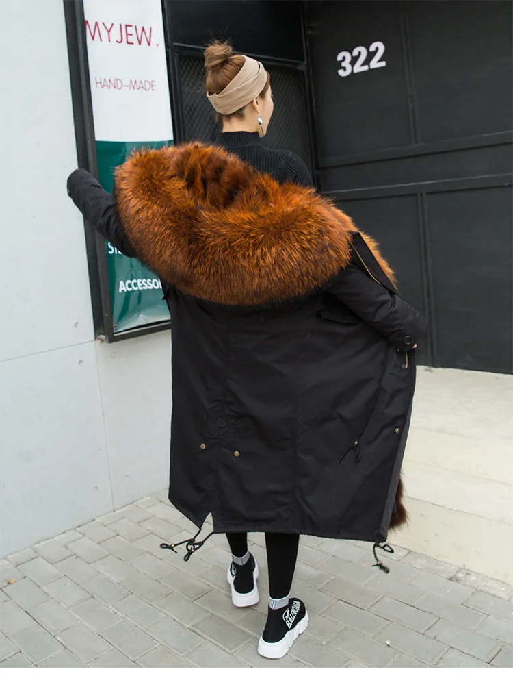 Perfect 2019 New Fashion Real Raccoon Dog Fur Warm Thicken Winter Women Coat Female Plus Size 5XL Oversize Loose Casual Hooded Jacket G6 2 Perfect 2019 New Fashion Real Raccoon Dog Fur Warm Thicken Winter Women Coat Female Plus Size 5XL Oversize Loose Casual Hooded Jacket G6 2