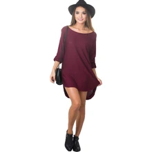 2017 Spring Irregular Night Club shirt Dress Loose Long Sleeve O Neck Sexy Casual Ladies Dresses Front Short Vestidos Mini Dress
