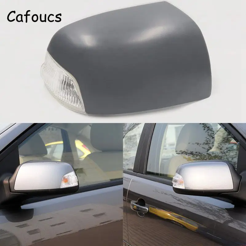 Cafoucs для Ford Focus C-Max 2003-2013 автомобильное крыло зеркальное покрытие+ заднего вида указатели поворота