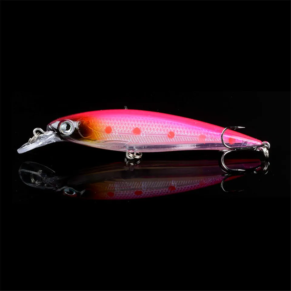 1PCS Floating Minnow Fishing Lure Laser Hard Artificial Bait 3D Eyes 11cm 13.4g Fishing Wobblers Crankbait Minnows 18