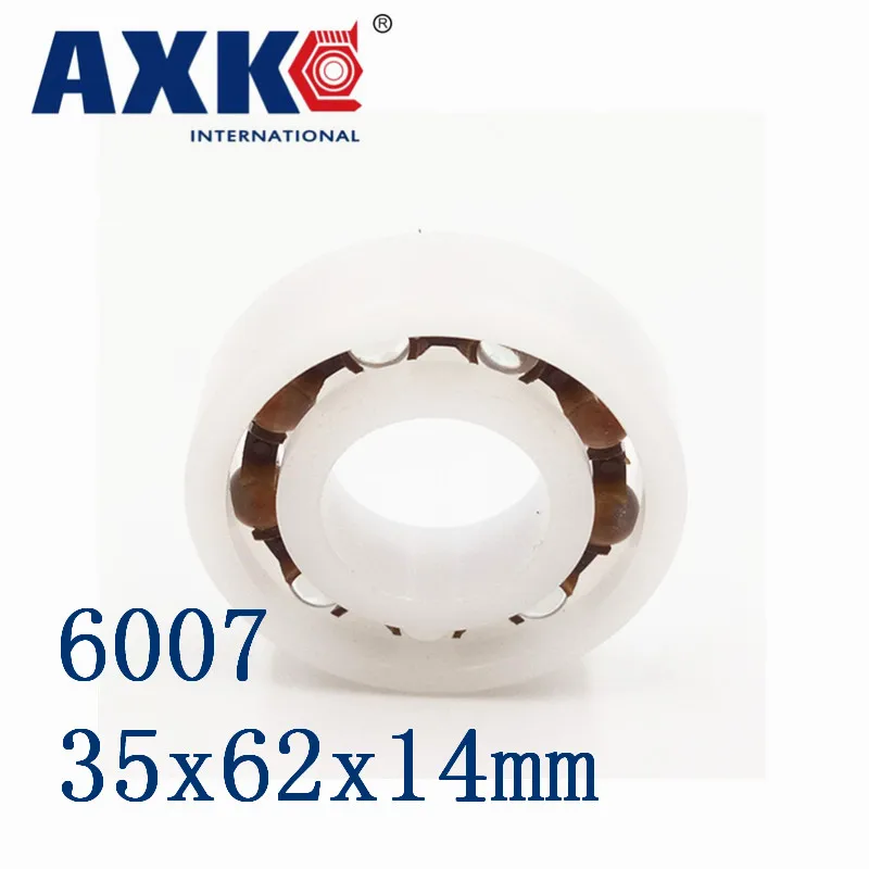 Пластиковые подшипники Axk 6007 Pom (10 шт.) 35x62x14 мм стеклянные шарики 35 мм/62 мм/14 мм|ball