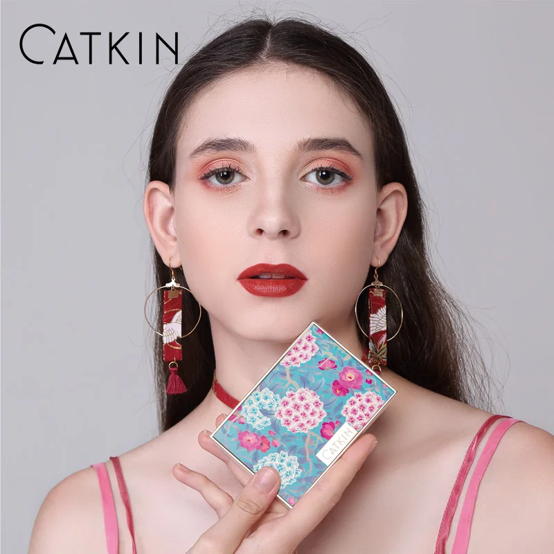 

CATKIN Trio-Color Lotus Loose Powder 7.2g C01 Jade White Mineral Face Setting Powder Makeup Foundation Palette